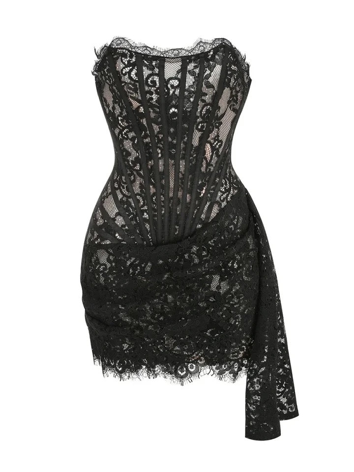 Short lace dress