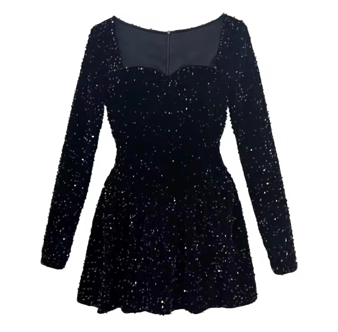 Short sequin dress for Christmas