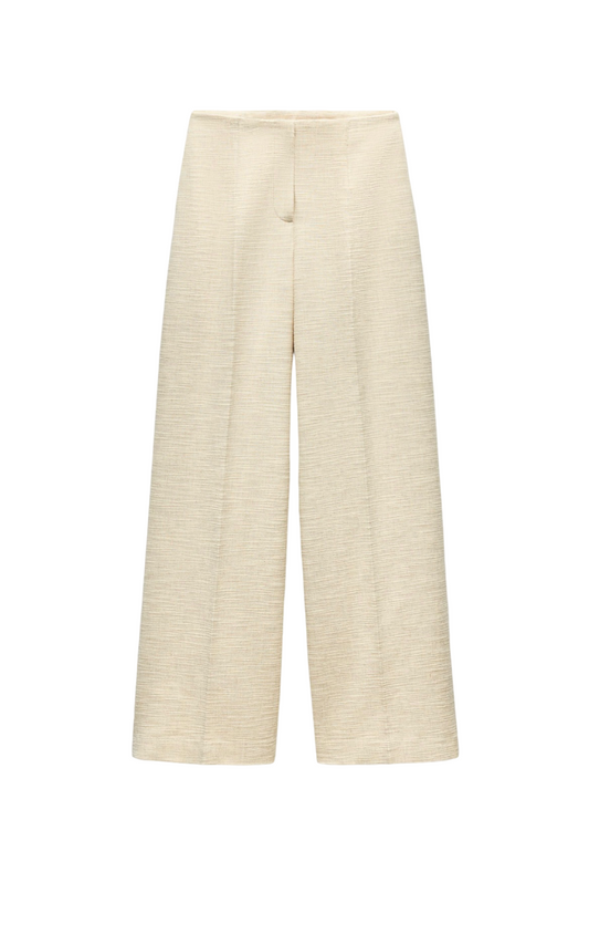 High waist wide leg pant